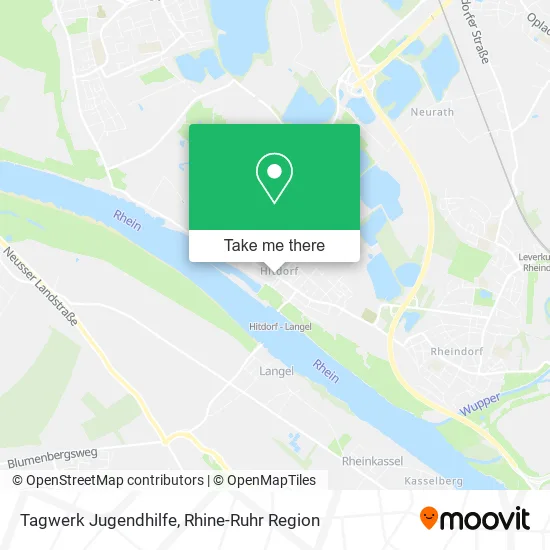 Карта Tagwerk Jugendhilfe