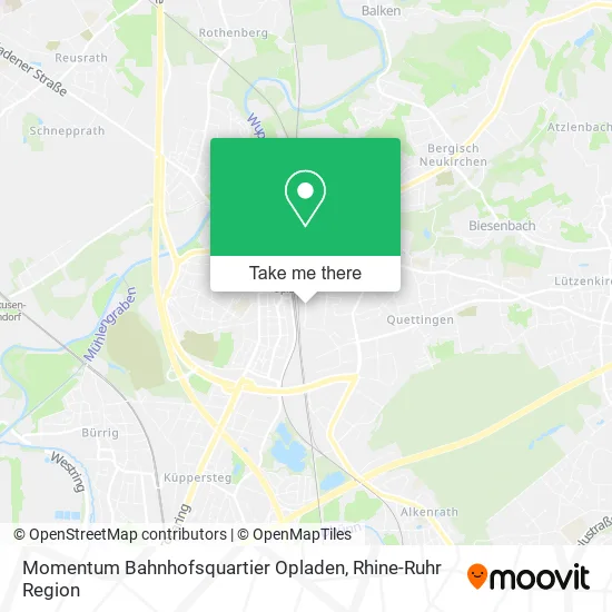 Карта Momentum Bahnhofsquartier Opladen