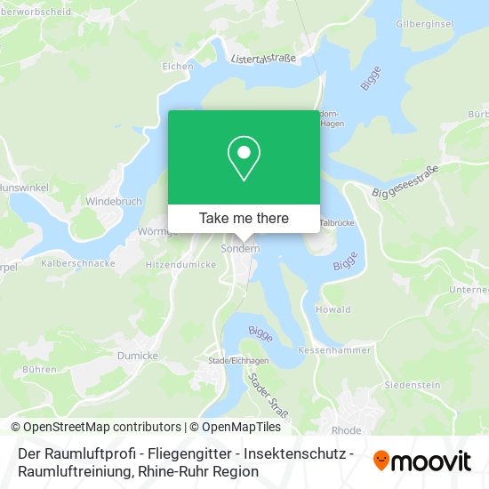 Der Raumluftprofi - Fliegengitter - Insektenschutz - Raumluftreiniung map