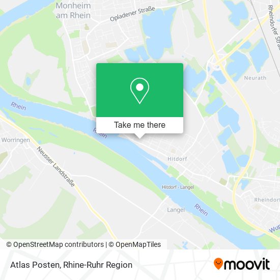 Atlas Posten map