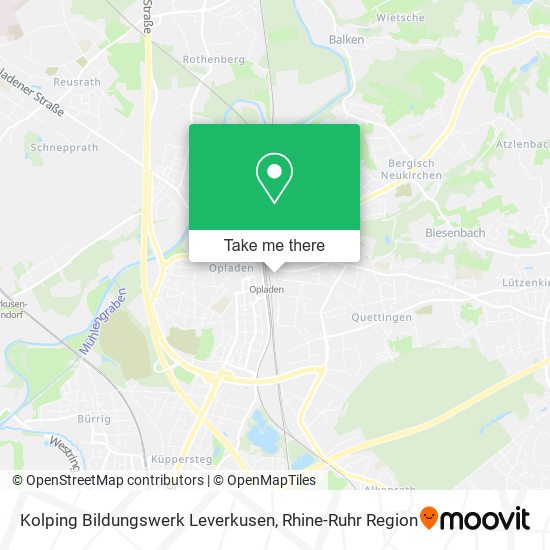 Kolping Bildungswerk Leverkusen map