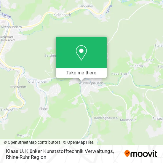 Карта Klaas U. Klünker Kunststofftechnik Verwaltungs