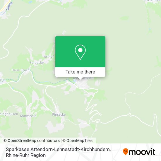 Sparkasse Attendorn-Lennestadt-Kirchhundem map