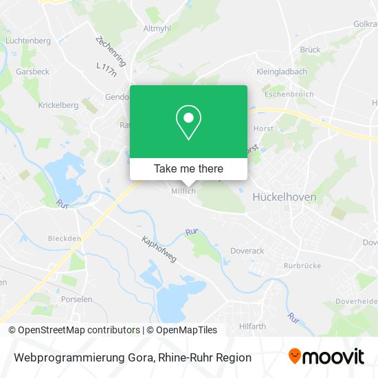 Webprogrammierung Gora map