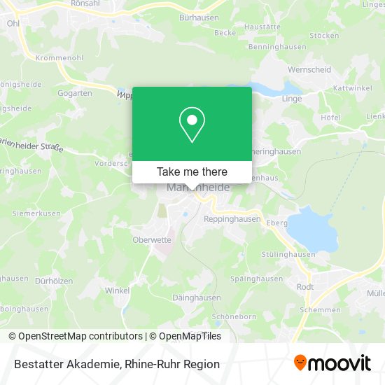 Bestatter Akademie map