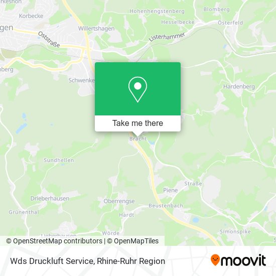 Wds Druckluft Service map