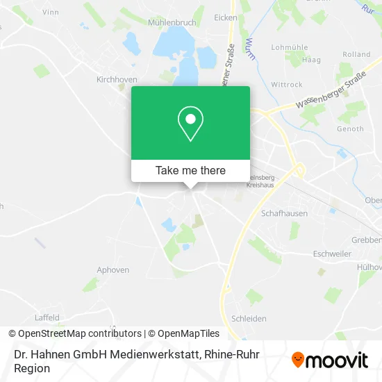 Карта Dr. Hahnen GmbH Medienwerkstatt