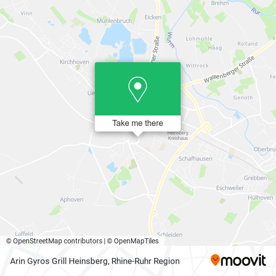 Arin Gyros Grill Heinsberg map