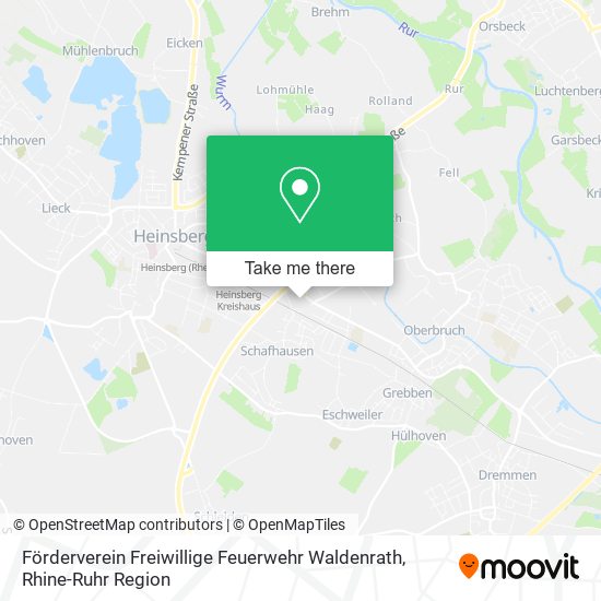 Förderverein Freiwillige Feuerwehr Waldenrath map