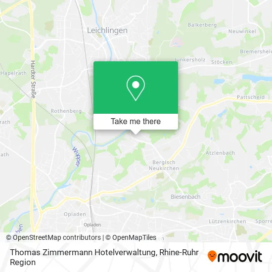 Карта Thomas Zimmermann Hotelverwaltung