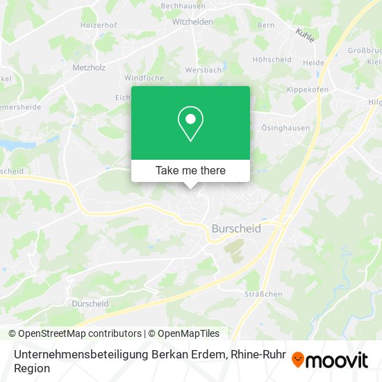 Unternehmensbeteiligung Berkan Erdem map