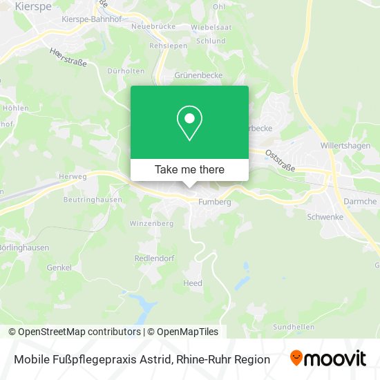 Mobile Fußpflegepraxis Astrid map