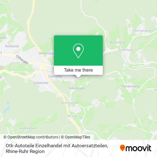 Otk-Autoteile Einzelhandel mit Autoersatzteilen map