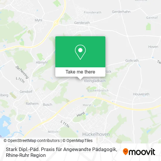 Карта Stark Dipl.-Päd. Praxis für Angewandte Pädagogik