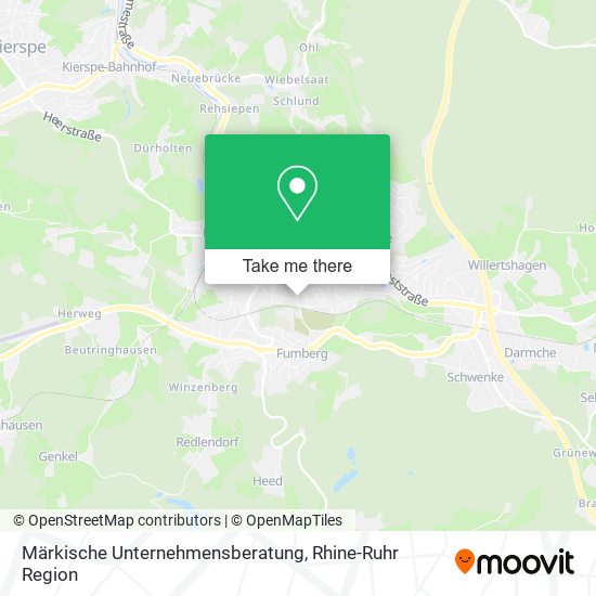 Märkische Unternehmensberatung map