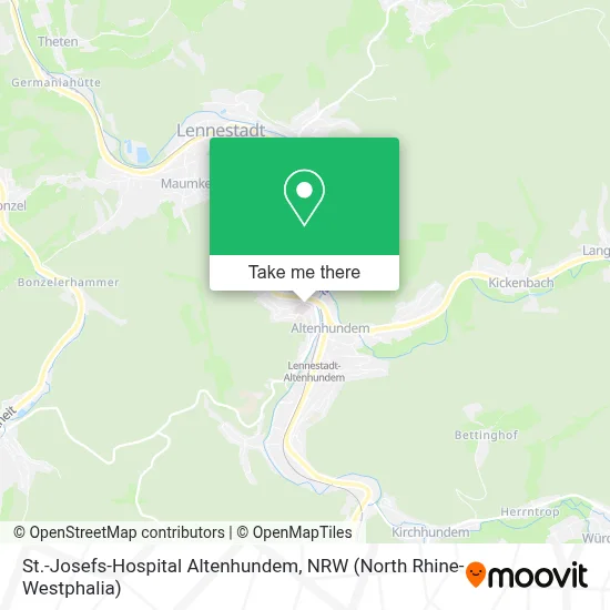 St.-Josefs-Hospital Altenhundem map