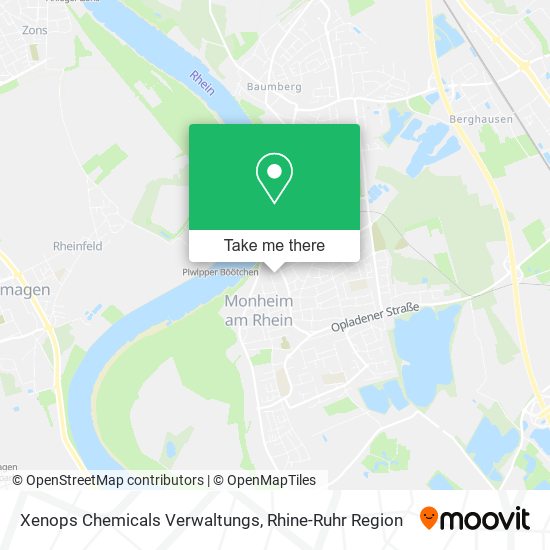 Xenops Chemicals Verwaltungs map