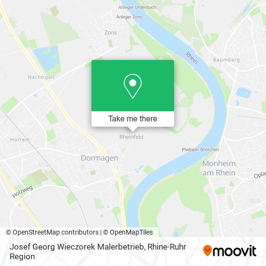 Josef Georg Wieczorek Malerbetrieb map