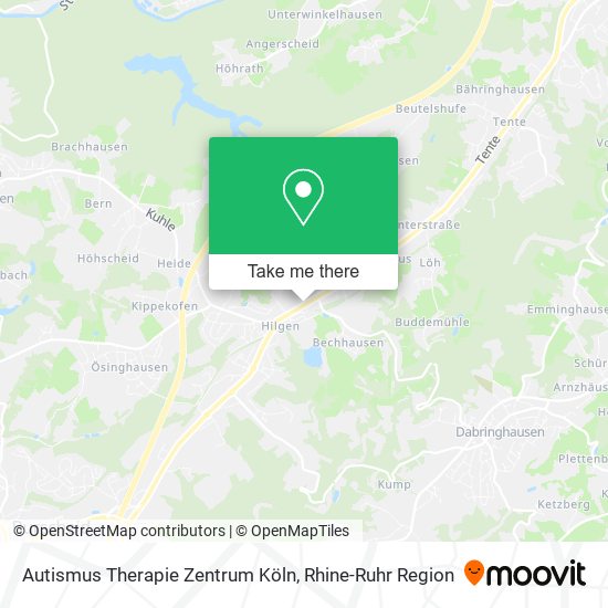 Autismus Therapie Zentrum Köln map