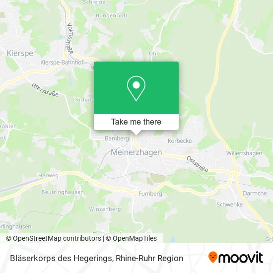 Карта Bläserkorps des Hegerings