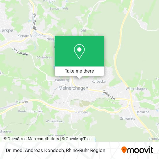 Dr. med. Andreas Kondoch map