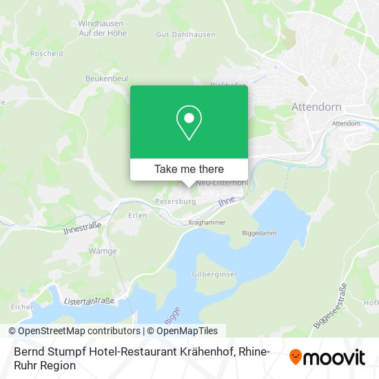 Bernd Stumpf Hotel-Restaurant Krähenhof map