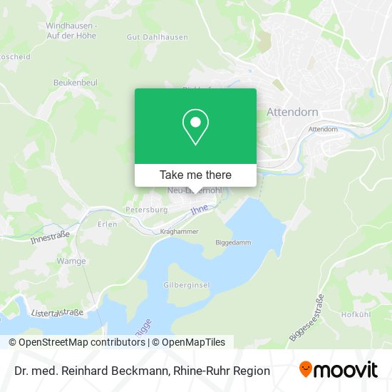 Dr. med. Reinhard Beckmann map