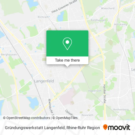 Карта Gründungswerkstatt Langenfeld