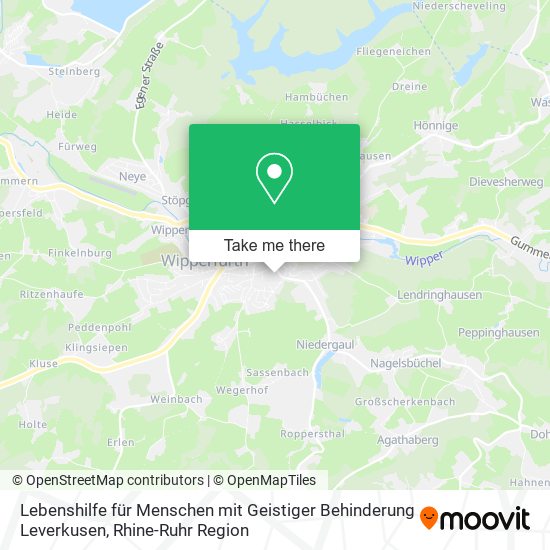 Lebenshilfe für Menschen mit Geistiger Behinderung Leverkusen map