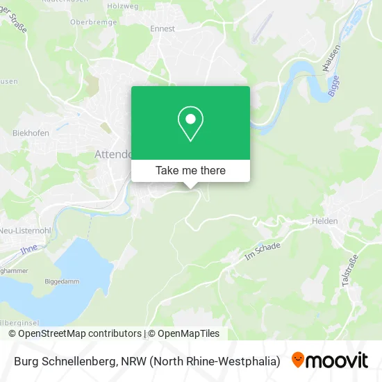 Карта Burg Schnellenberg