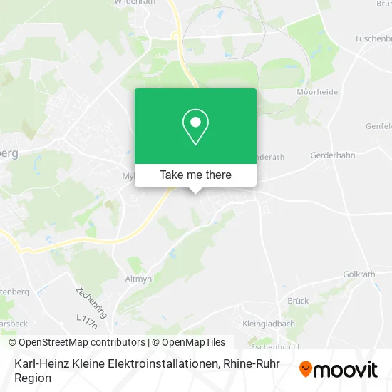 Карта Karl-Heinz Kleine Elektroinstallationen