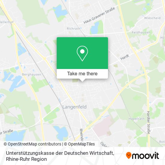 Unterstützungskasse der Deutschen Wirtschaft map