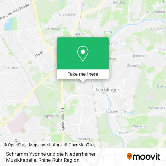 Карта Schramm Yvonne und die Niederrheiner Musikkapelle