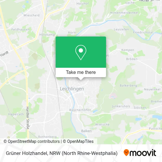 Grüner Holzhandel map