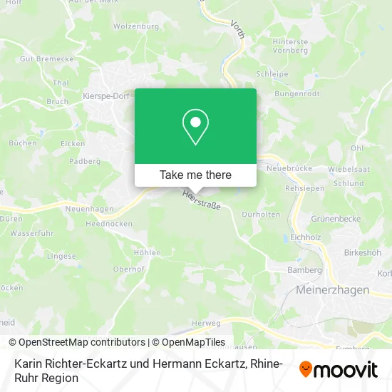 Карта Karin Richter-Eckartz und Hermann Eckartz