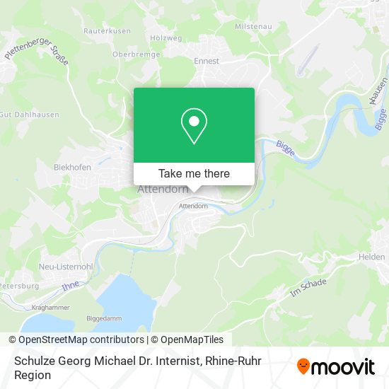 Schulze Georg Michael Dr. Internist map