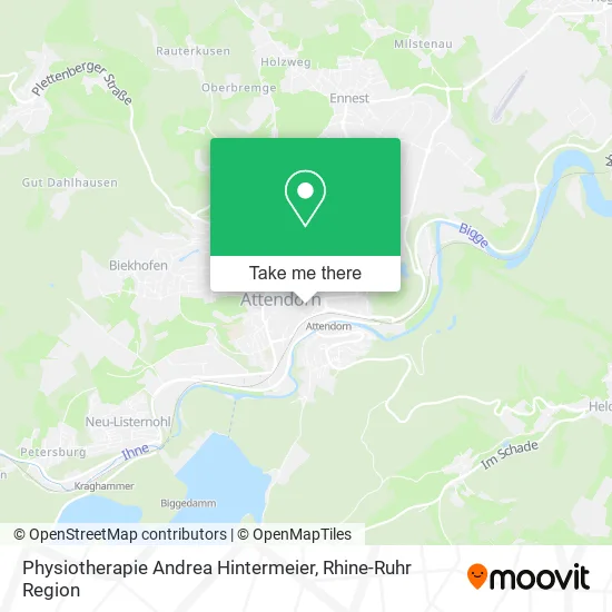 Карта Physiotherapie Andrea Hintermeier