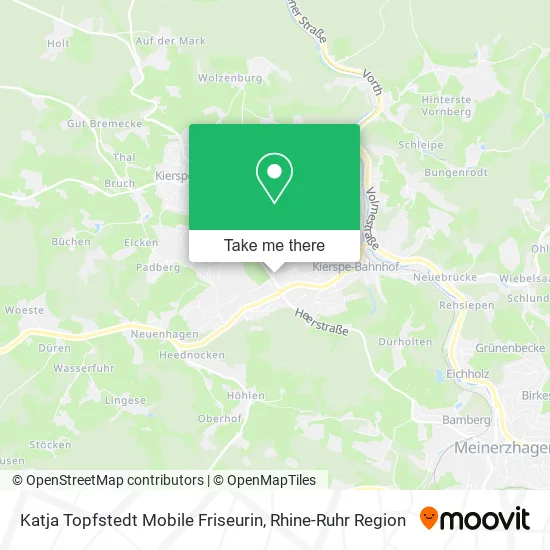 Карта Katja Topfstedt Mobile Friseurin