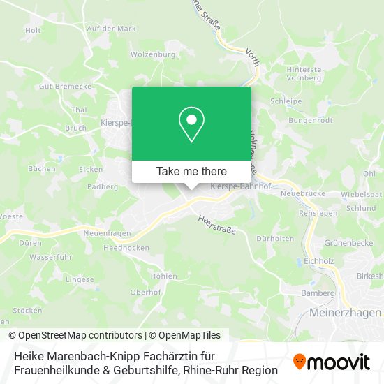 Heike Marenbach-Knipp Fachärztin für Frauenheilkunde & Geburtshilfe map