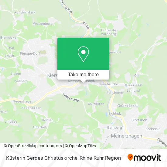 Карта Küsterin Gerdes Christuskirche