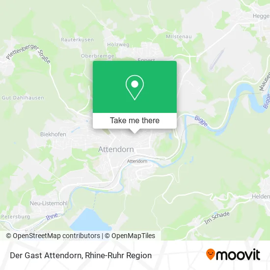 Карта Der Gast Attendorn