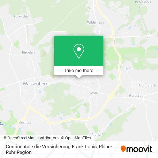 Continentale die Versicherung Frank Louis map