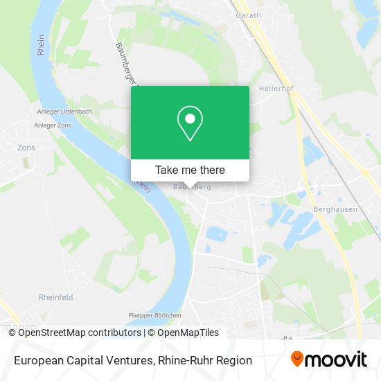 European Capital Ventures map