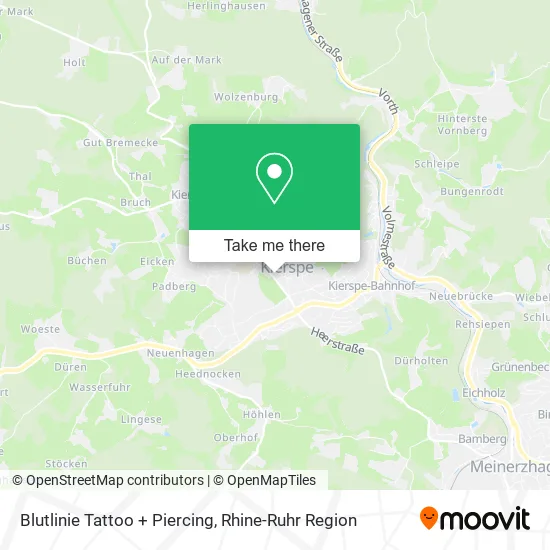 Карта Blutlinie Tattoo + Piercing