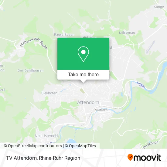 Карта TV Attendorn
