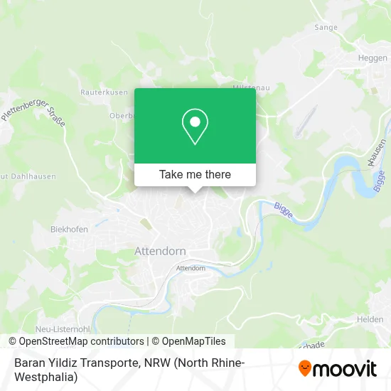 Baran Yildiz Transporte map