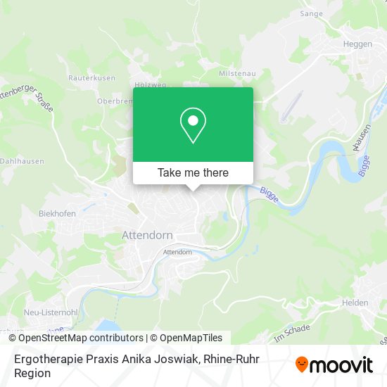 Ergotherapie Praxis Anika Joswiak map
