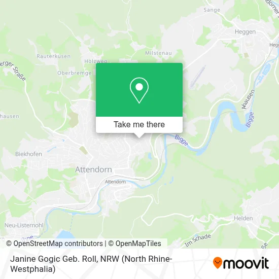 Janine Gogic Geb. Roll map