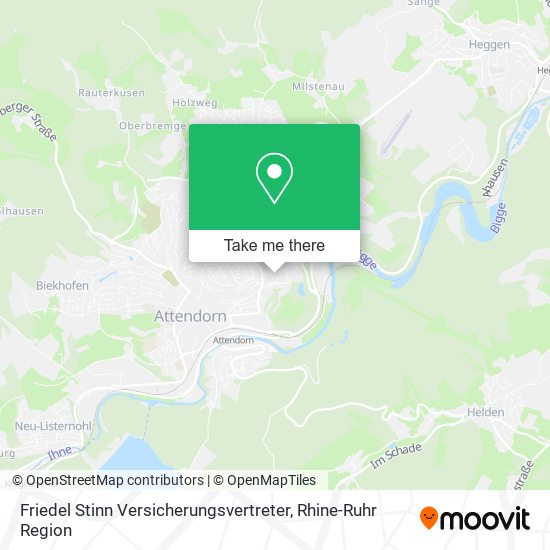 Friedel Stinn Versicherungsvertreter map