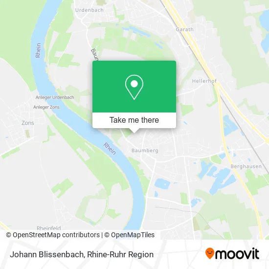 Карта Johann Blissenbach